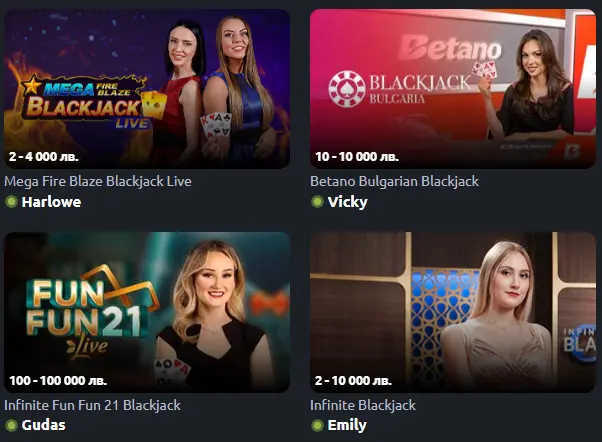 betano blackjack